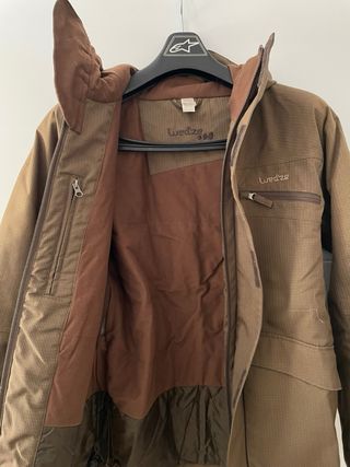 Chaqueta Nieve Esquí Wedze Marrón