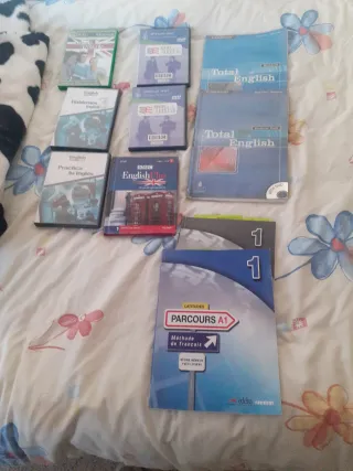 Curso Inglés y Francés: Libros y DVDs