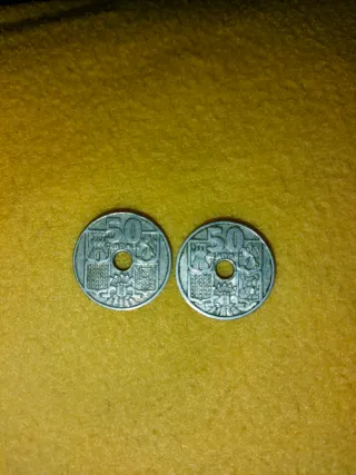 Moneda 50 centimos Pesetas España