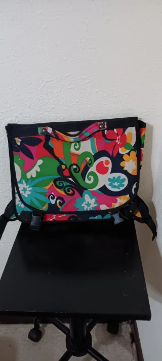 2 Maletínes multicolor con estampado floral