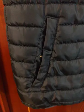 Chaleco plumífero negro