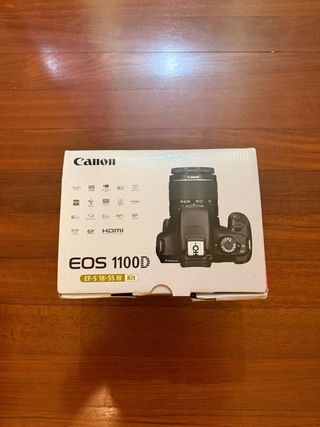 Cámara réflex Canon EOS 1100D+Objetivo 18-55mm+kit
