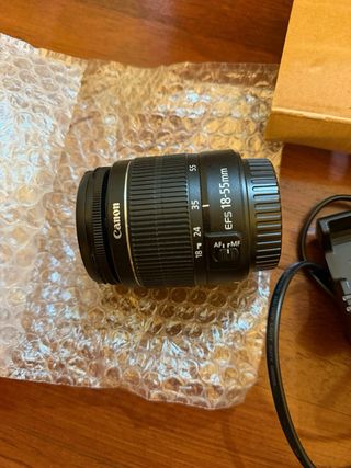 Cámara réflex Canon EOS 1100D+Objetivo 18-55mm+kit