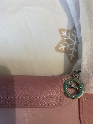 Carteira Longchamp M Rosa Nova