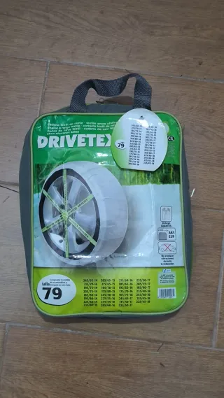 Cadenas de tela para nieve