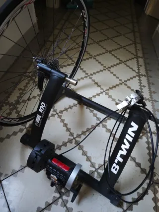 Rodillo Btwin In Ride 100 Magnético mas rueda.