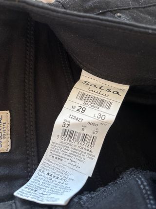 Pantalón negro Salsa