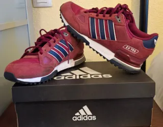 Zapatillas Adidas ZX 750 Rojo y Azul