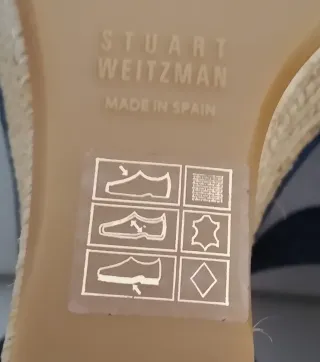 Talla 39. STUART WEITZMAN Sandalias de Lujo(Tacón)