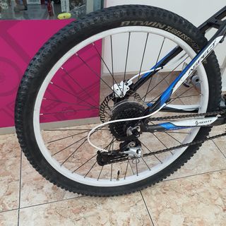 Bicicleta Montana Scott Aspect 30 Negra Blanca Azul Talla M