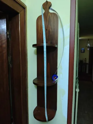 Repisa de madera, 1m alto x 15cm ancho