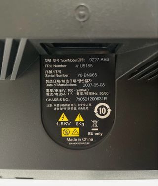 Monitor Lenovo ThinkVision 17 pollici