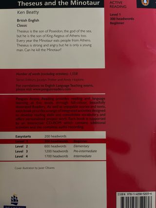 Pack libros lectura para estudiantes. Nivel bajo.