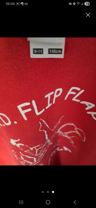 Sudadera Flip Flap Zaragoza Roja