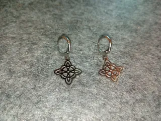 Pendientes Nudo de Bruja Acero Inoxidable