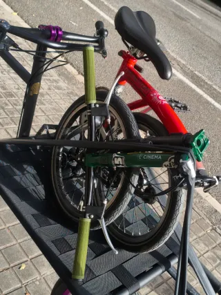 Bicicleta Brompton plegable