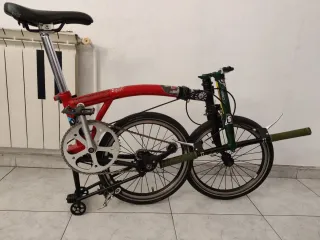 Bicicleta Brompton pieghevole