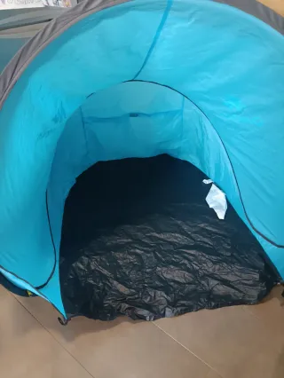 Refugio Quechua azul instantáneo. Paravientos.