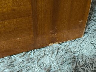 Puerta madera doble con cristal