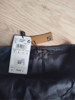 Top Tintoretto lentejuelas negro y plata