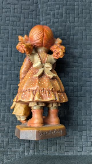 Statuina Intagliata In Legno ANRI Da Collezione