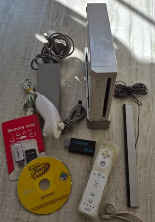 Consola Wii Blanca Completa + Accesorios