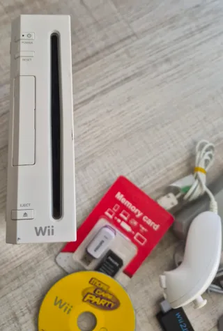 Consola Wii Blanca Completa + Accesorios