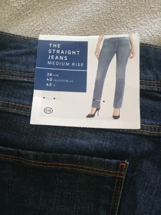 Pantalones vaqueros mujer azules