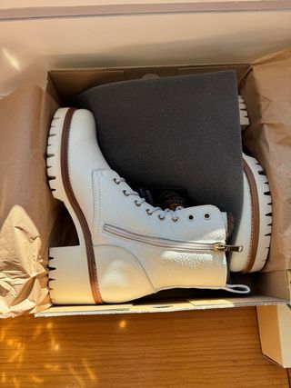 Botas Panama Jack Talla 41 Piel Blancas