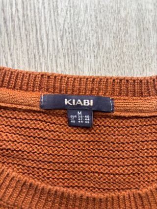 Jersey marrón con flecos