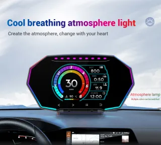 Pantalla HUD F11 OBD2 + GPS