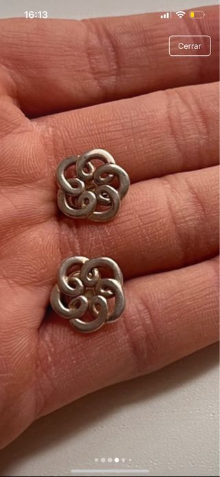 Juego Colgante y Pendientes Tous Plata 925