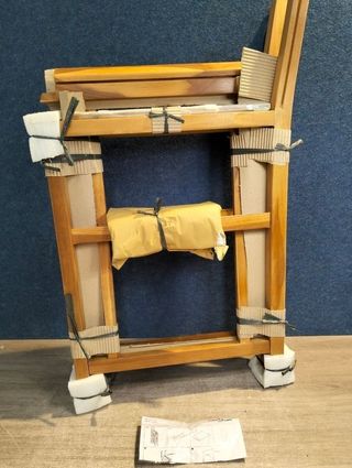 Silla de director plegable madera maciza de teca