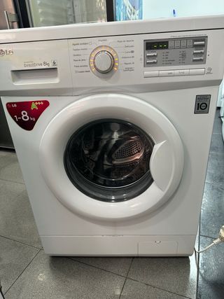 Lavadora LG 8kg Inverter Direct Drive semi nueva