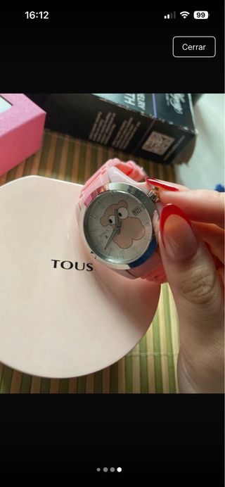 Reloj Tous Rosa y Plateado
