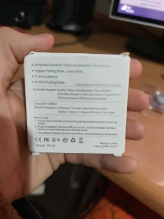 Adaptador USB Inalámbrico Gulikit Hyperlink Gen 2