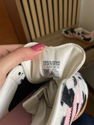 Adidas Samba Cow Print Rosa