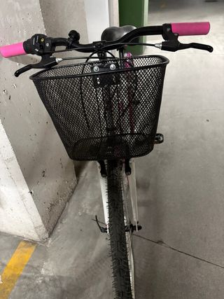 Bicicleta Paseo Niña Megamo Blanca/Rosa