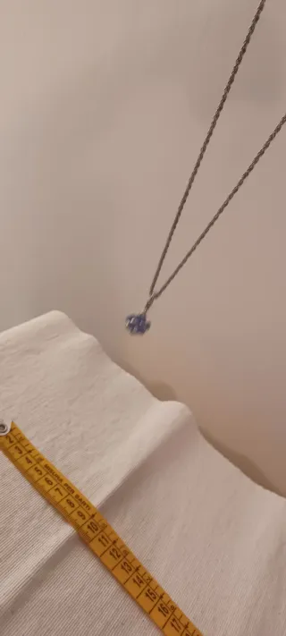 Collana regolabile con ciondolo fiore