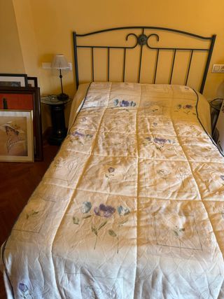 Cama individual 105 cm colchon