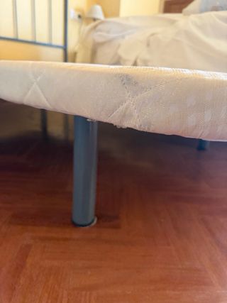 Cama individual 105 cm colchon
