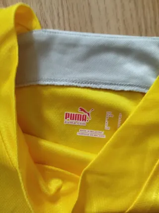 Camiseta portero Puma amarilla