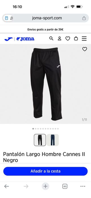 Pantalón Joma de hombre. Talla S