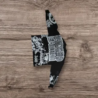 Camiseta manga larga negra y blanca