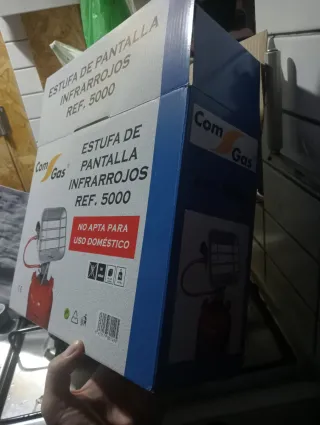 Estufa portátil de gas