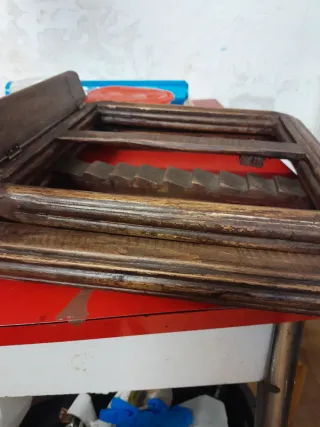 Leggio vintage in legno manca asta di supporto