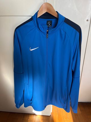 Felpa Nike Football Training Sport Dri-Fit Blu