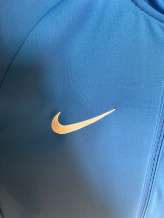 Felpa Nike Football Training Sport Dri-Fit Blu