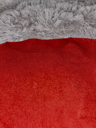 Jersey rojo teja oversize nuevo