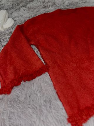 Jersey rojo teja oversize nuevo